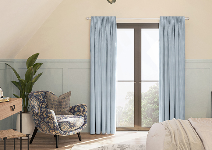 Nautical Stripes, Navy - Made to Measure Curtains - Image 3